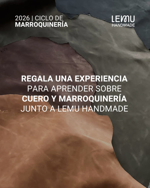Gift Card LEMU: Regala un Workshop de Cuero y Marroquinería
