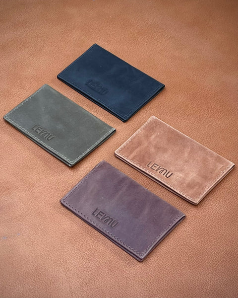 Tarjetero Doble Cuero