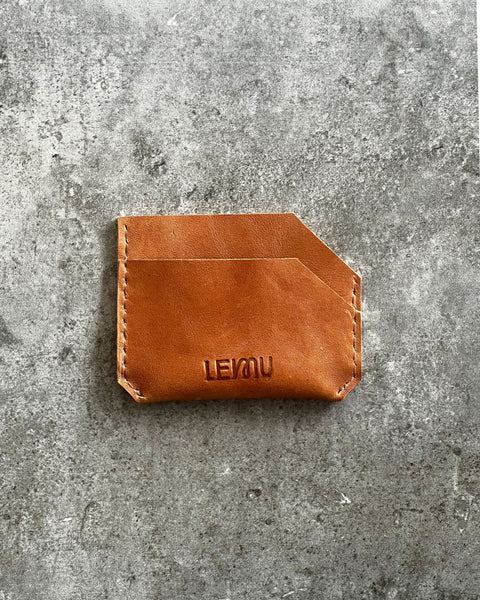 Tarjetero Smple Cuero