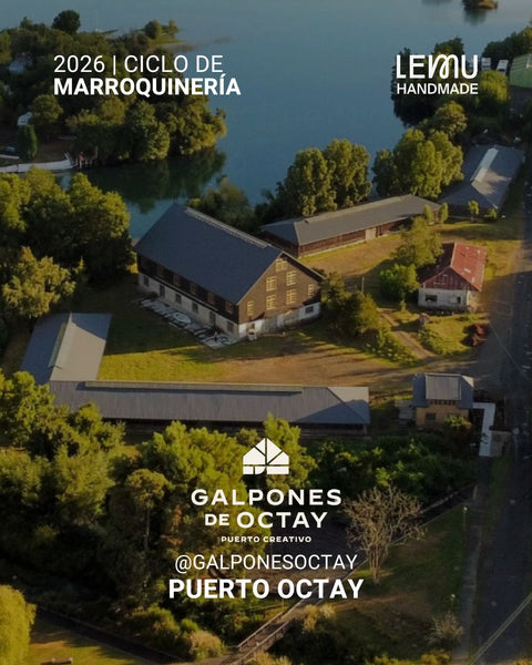 PUERTO OCTAY 30-31 MAYO: Workshop de Marroquinería Crea tu Bolso o Mochila de Cuero