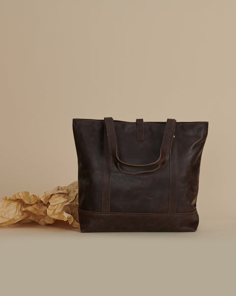 Bolso Ulmo Cuero Moro