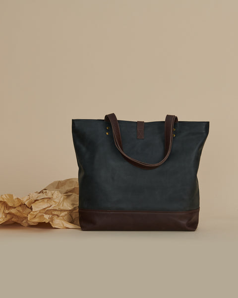 Bolso Mañío Cuero Negro Moro