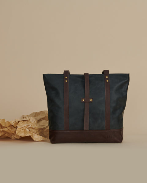 Bolso Ulmo Cuero Negro Moro