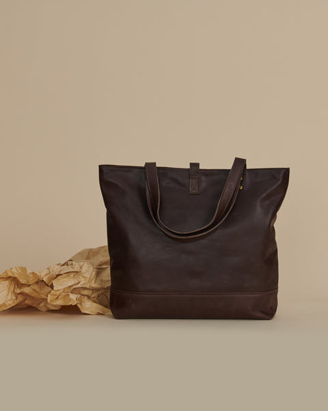 Bolso Mañío Cuero Moro