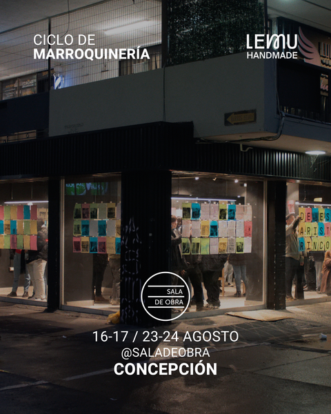 CONCEPCIÓN 16-17 Agosto: Workshop Crea tu Mochila Mini Cuero