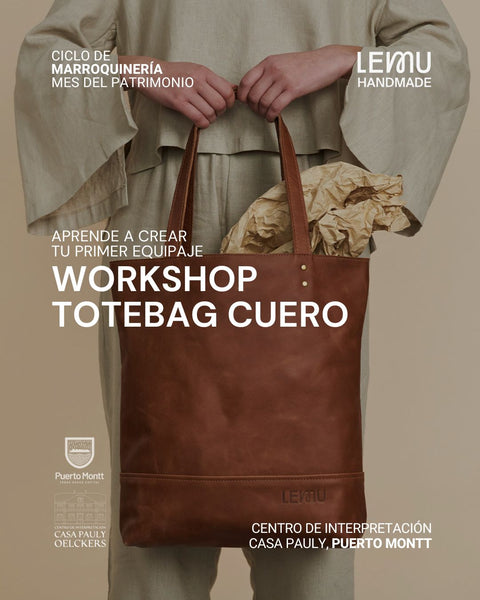 WORKSHOP Totebag Cuero: 17 - 18 Mayo, Puerto Montt